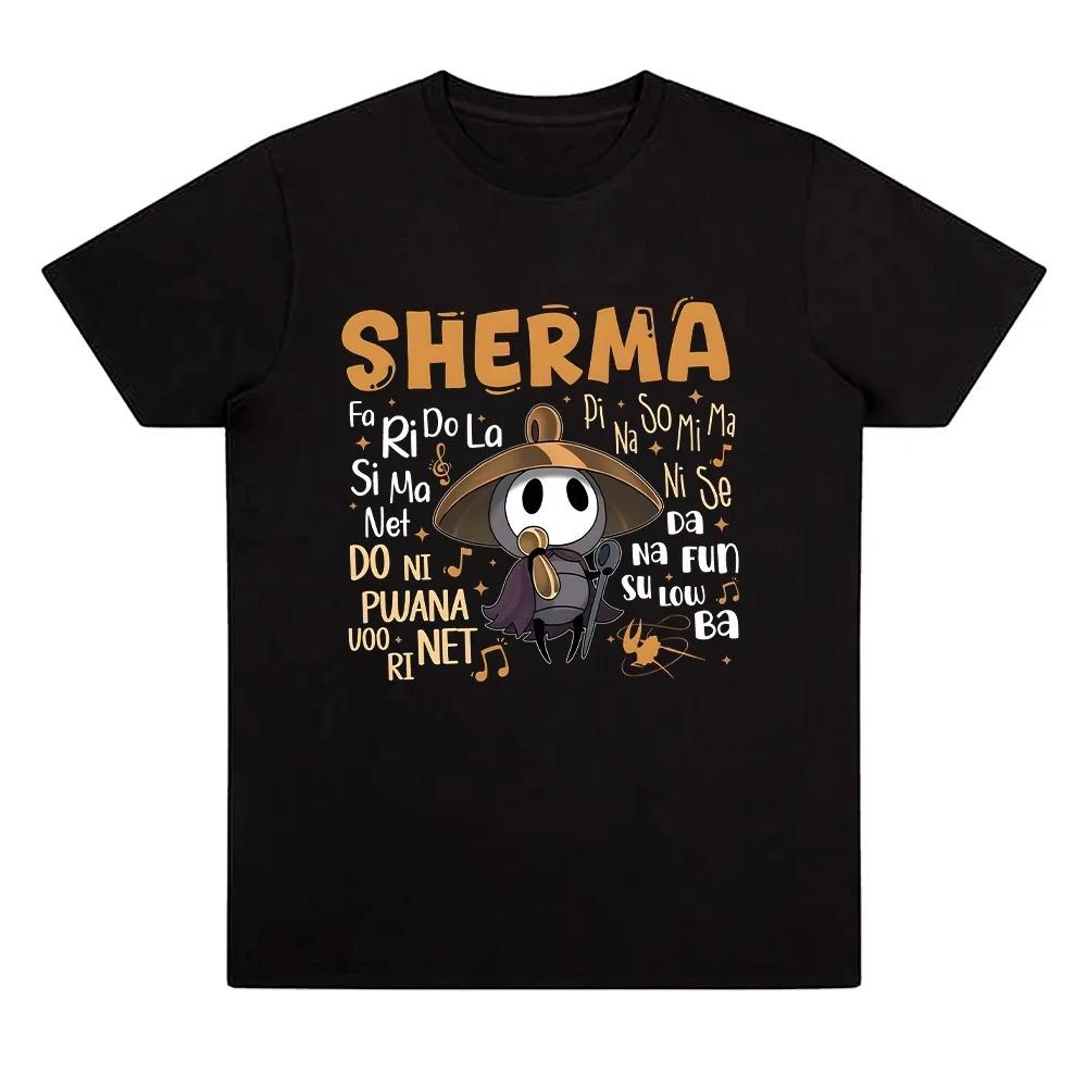 

Sherma Song T-shirts Hollow Knight Silksong Funny Game Quote Tees Harajuku Cartoon high quality Short Sleeves Casual Comfortable S