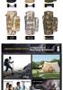 Cross095 Tactical Hiking Water Bottle Waist Bag - Molle System Accessory (No Shoulder Strap)