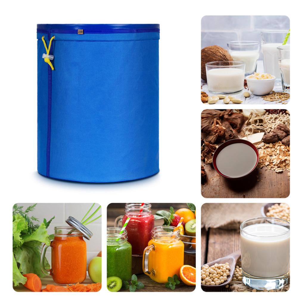 4 stk/sett 1 gallon nettingpose boblepose sett sett med 4 stk pose snorposer ekstraksjonsposer med presseskjerm og bæreveske