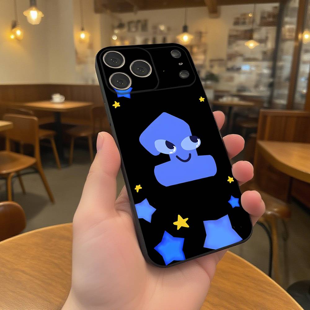 Bfdi Battle For Dream Island Handyhülle Für iPhone 17,16,15,14,13,12,11,Pro,XS,Max,XR,Plus,E,SE4,Mini Schwarzes Weiches Cover