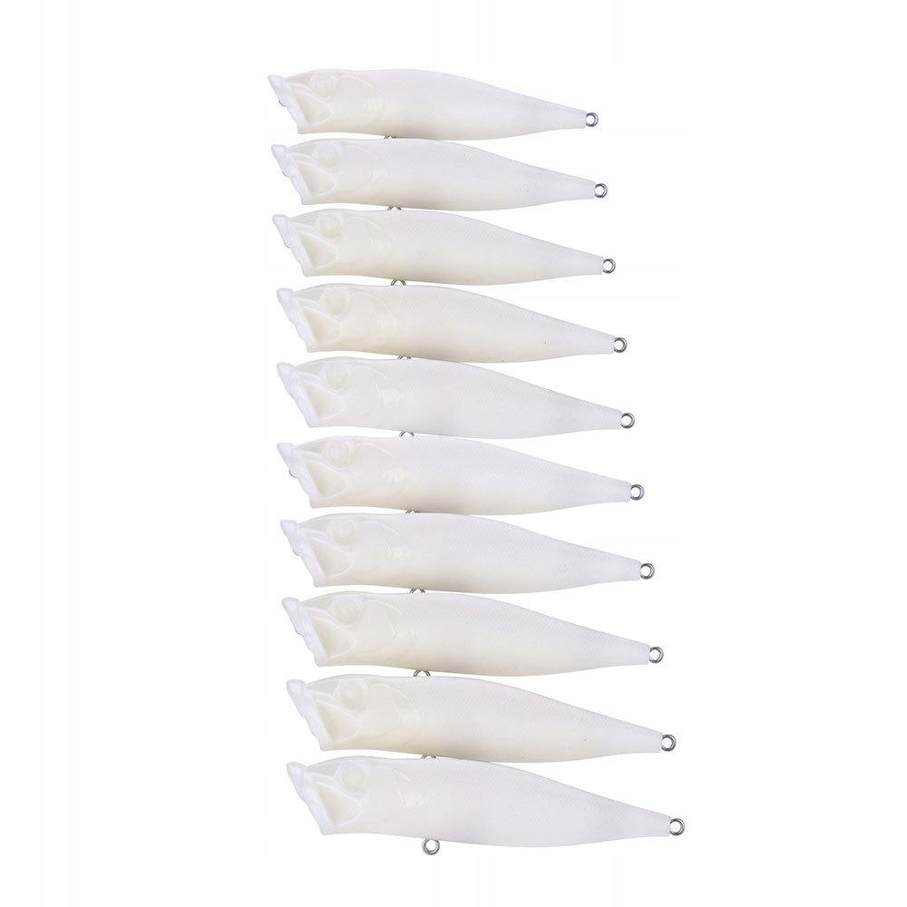 Body Wobbler Pike Zander Perch Do It Yourself For Painting 50 Pieces Mix