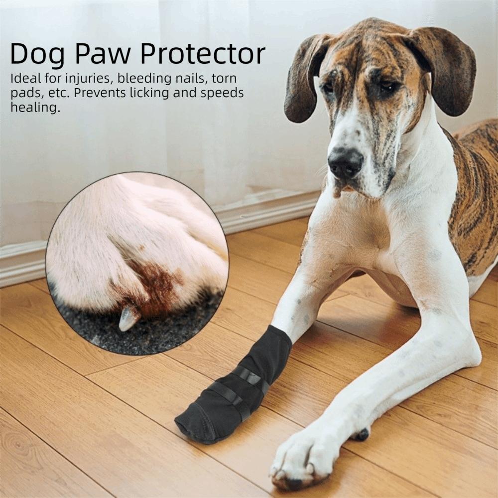 Waterproof Dog Paws Protective Cover Breathable Anti-licking Dog Foot Cover Adjustable Pet Protective Footwear