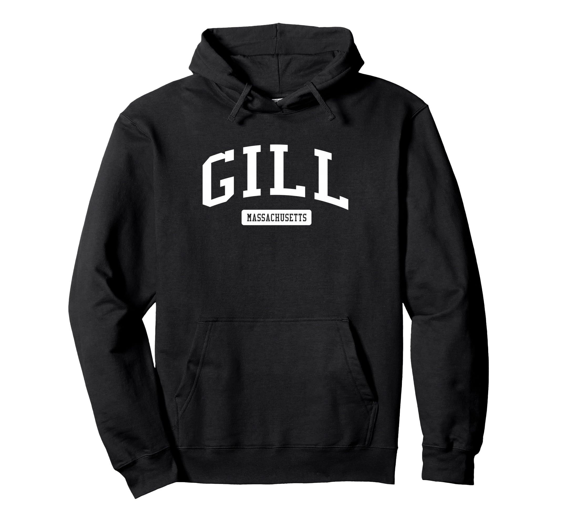 Gill Massachusetts MA Vintage Athletic Sports Design Hoodie
