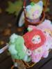 Nommi Fruit Motif Blind Box Plush Mascot, Authentic, Fluffy Body with Fruit Embroidery on the Chest, 3 Switchable Eyes and Various Poses, 6 Types + 1