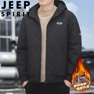 JEEP SPIRIT Herren Kapuzen-Steppjacke