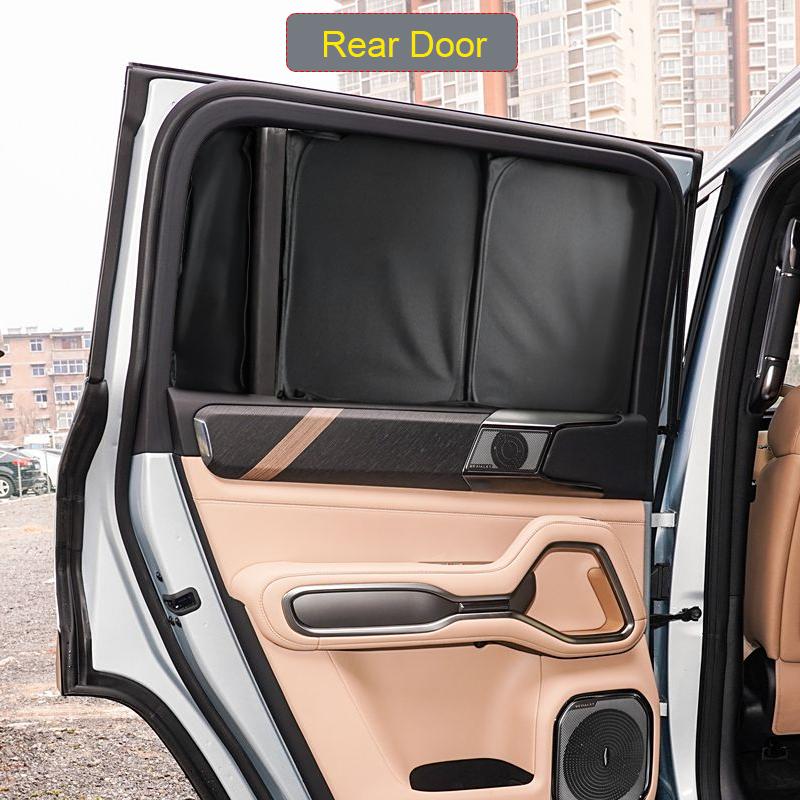 Car Black Window Privacy Sunshade For BYD DENZA B8 FCB BAO 8 LEOPARD 8 2024-2026 Anti-UV Heat Insulation Protect Cover Accessory