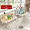 Mesh Bathroom Storage Rack Universal Counter Organizer Faucet Storage Shelf  Shower
