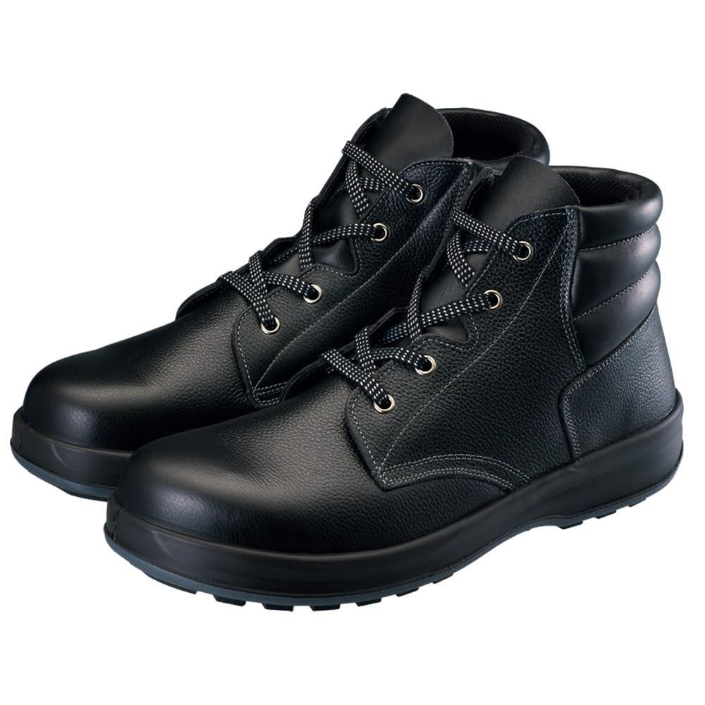 Simon SF22 Black Safety Shoes JIS Certified Lightweight ACM Resin Toe Cap Work Boots