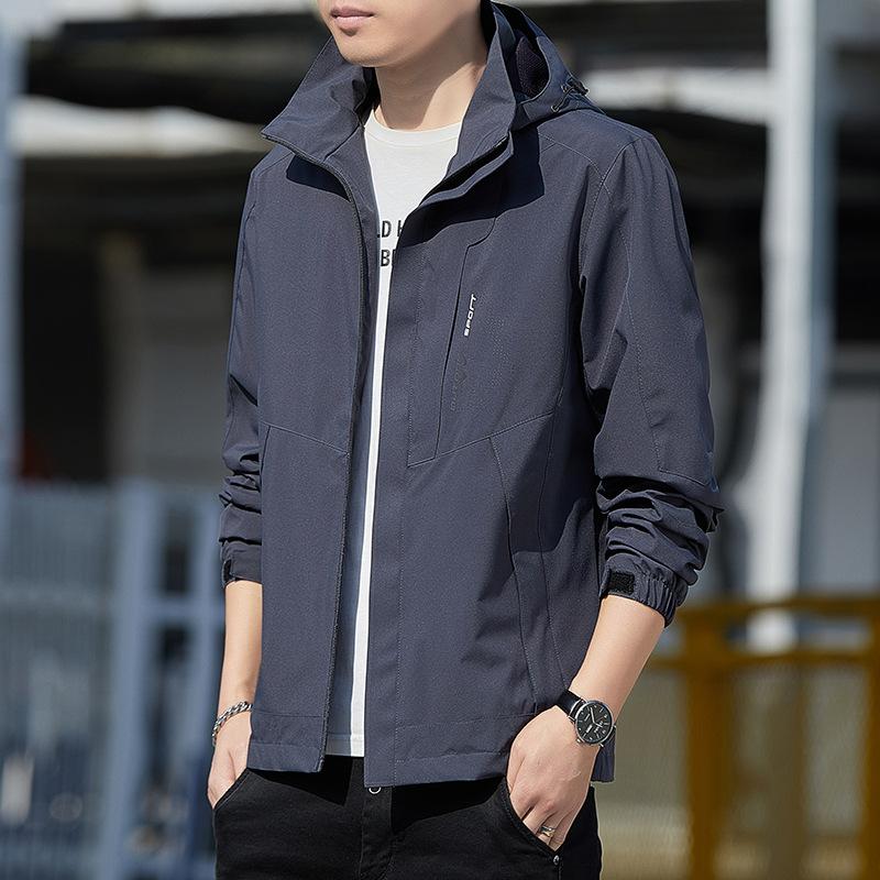 Jacket Outdoor Autumn/Winter Removable Hooded Jacket Jacket Men's Jacket