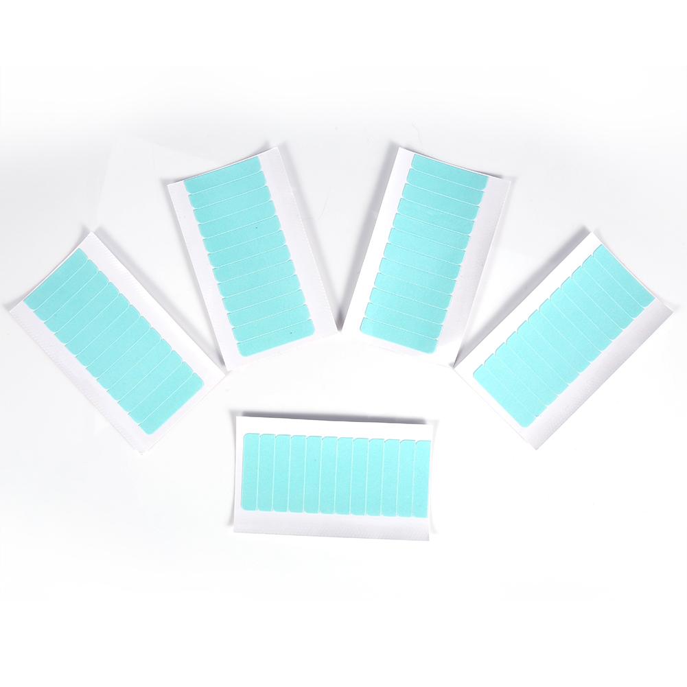 60Pcs/Set Skin Weft Hair Extension Adhesive Double Sided Super Tape Tab Beauty Tool
