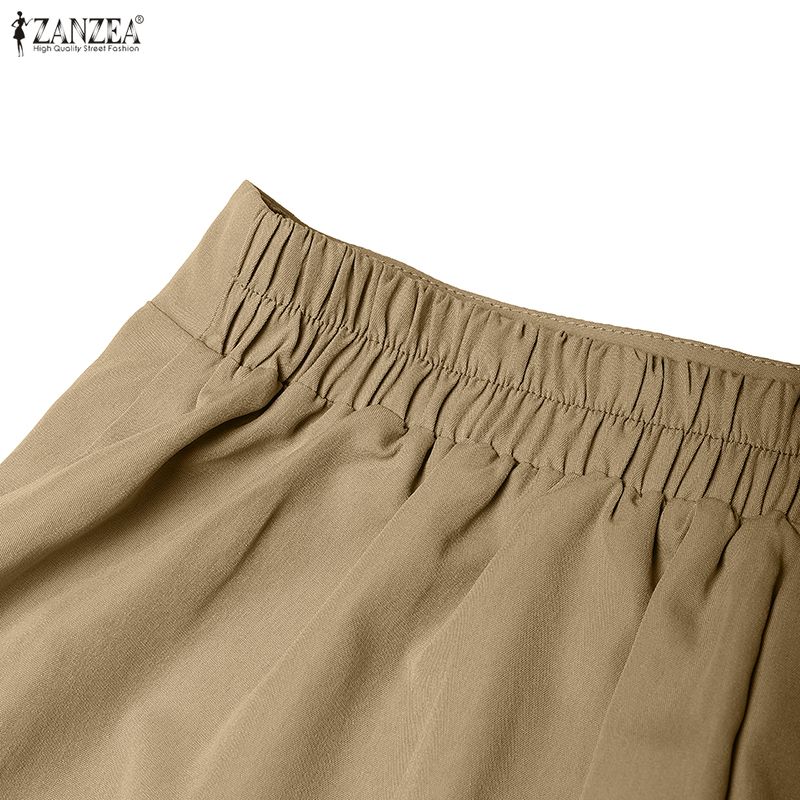 ZANZEA Completi Due Pezzi Casual da Donna per l'Estate: Canotte e Pantaloni