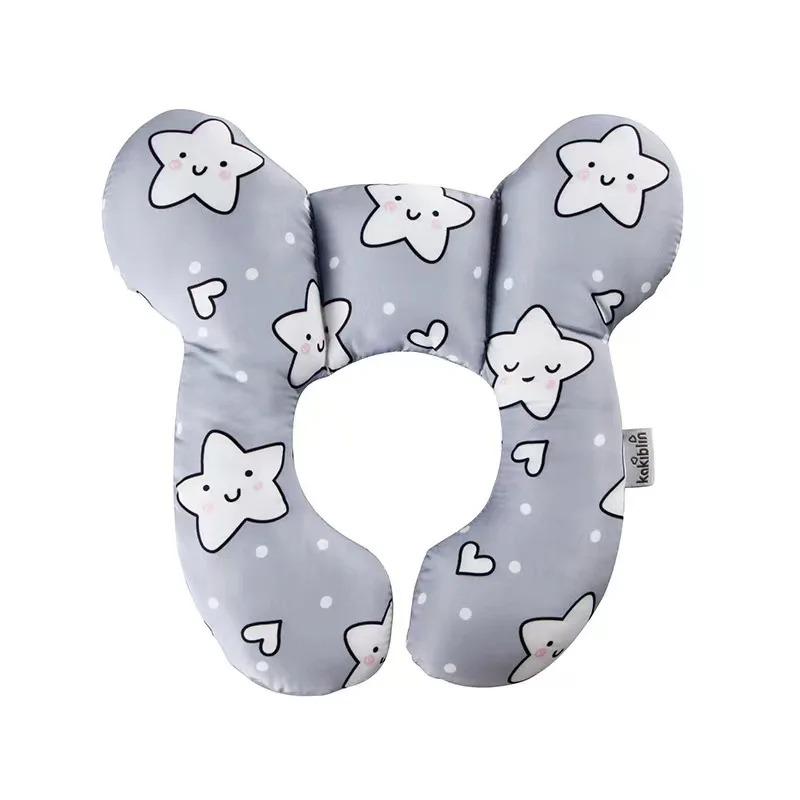 New Pillow Multifunctional Cartoon Stroller Childrens Ushaped Pillow Soft Baby Pillow Travel Car Childrens Pillow