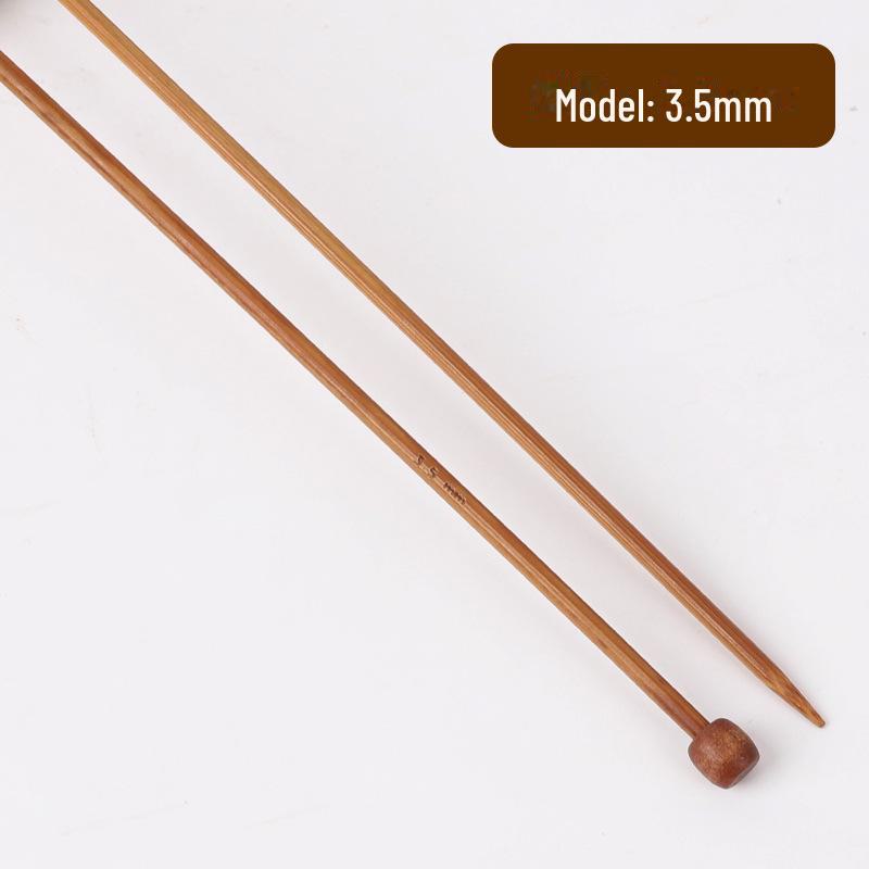 Carbonized Bamboo Single Head Sweater Needle Set for Hand Knitting