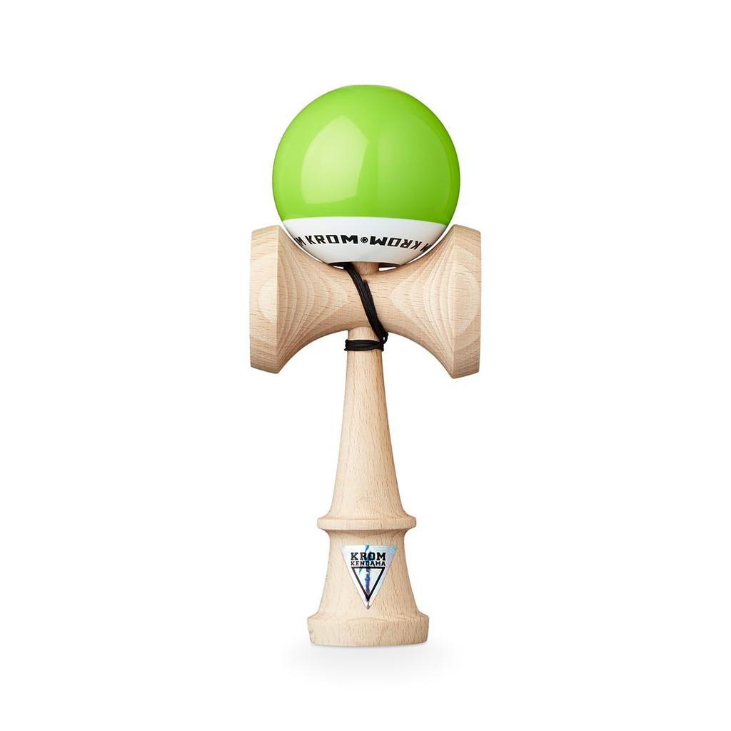 Kendama KROM POP Chrome Pop LOL Sticky Clear (Lime Green)