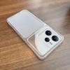 Split Dual Panel Matte Clear Case for Xiaomi Redmi Note 14 5G 4G Large Independent Camera Window Anti-Yellow Shockproof Protective Cover