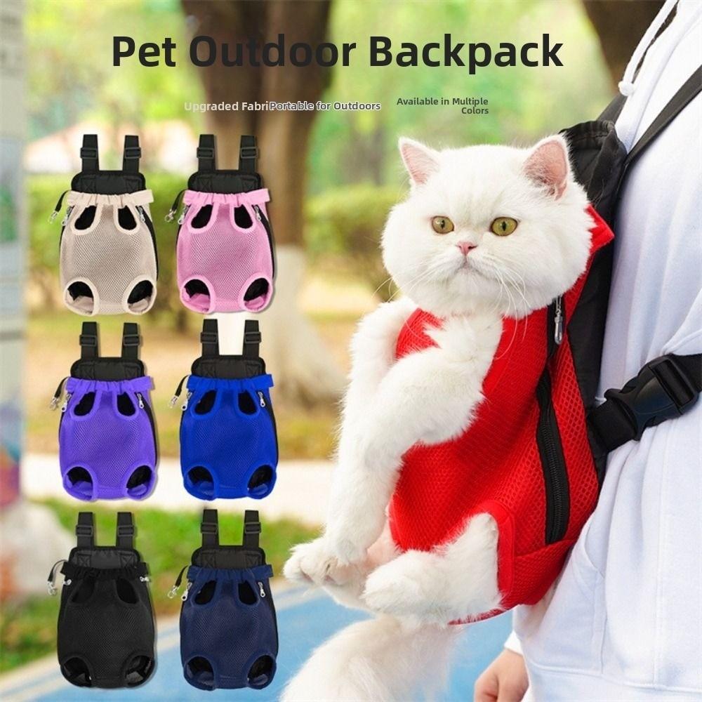 Lightweight Cat Backpack Mesh Design Outdoor Breathable Backpack Pet Carrier Backpack Outdoor Use