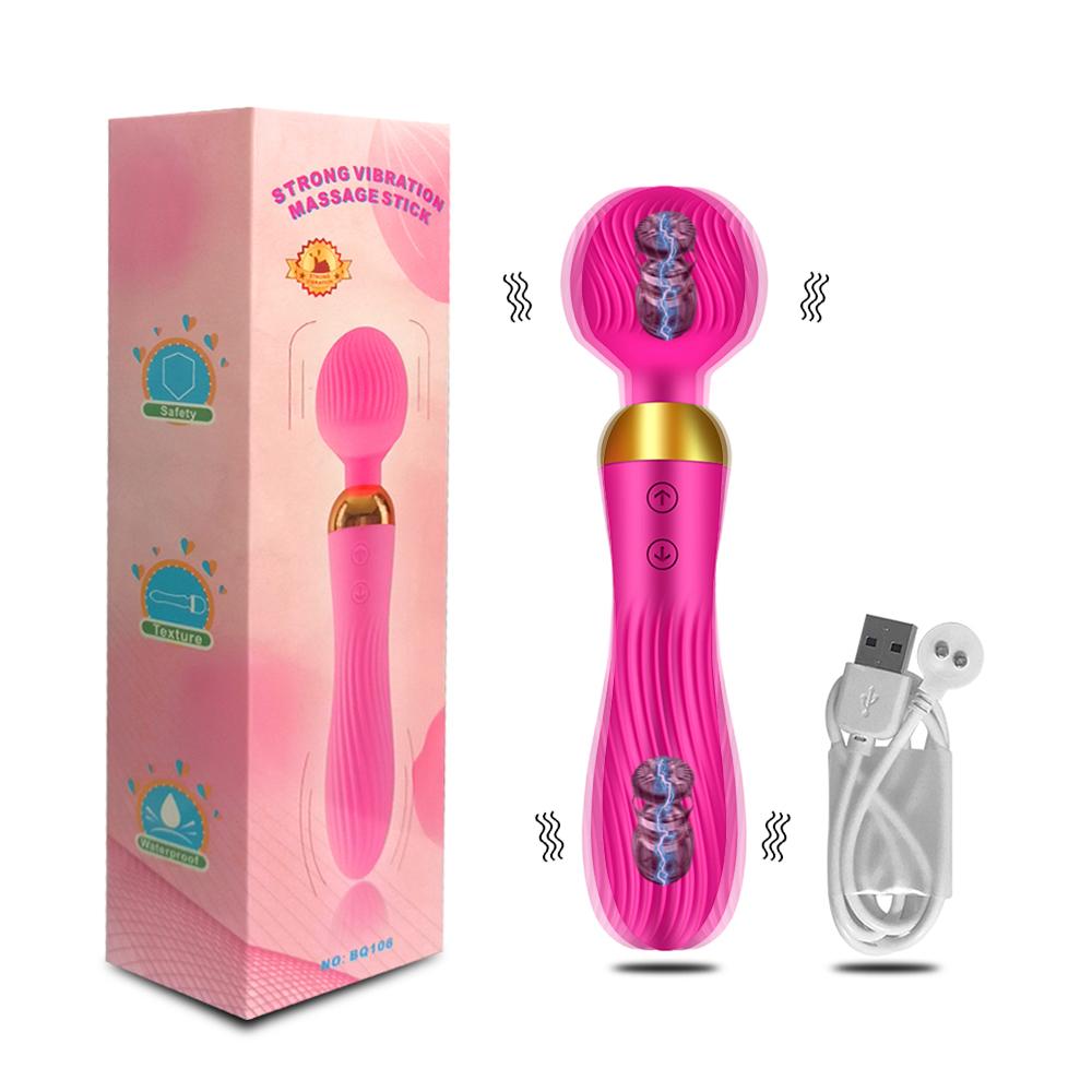 Powerful AV Vibrator Sex Toys Magic Wand for Women G Spot Clitoris Stimulator Dildo 18 Speeds Dual Motors Toys for Muscle Adults