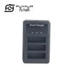 AZ16-1 Xiaoyi 4K Sports Camera Triple Battery Charger for 2nd Gen 4K+ Action Camera Accessories