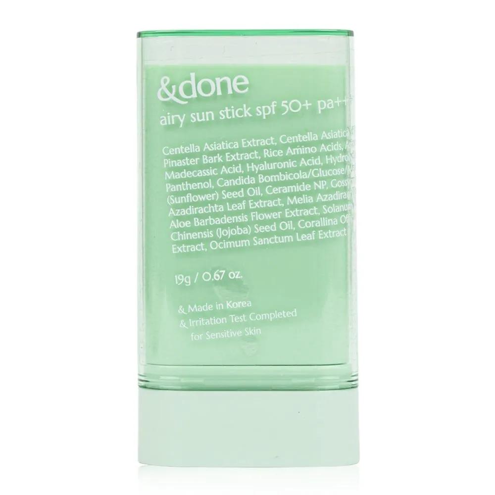 Airy Sun Stick SPF50+ PA++++ 19g / Ultra-light Sun Stick / Matte Sun Care for All Seasons