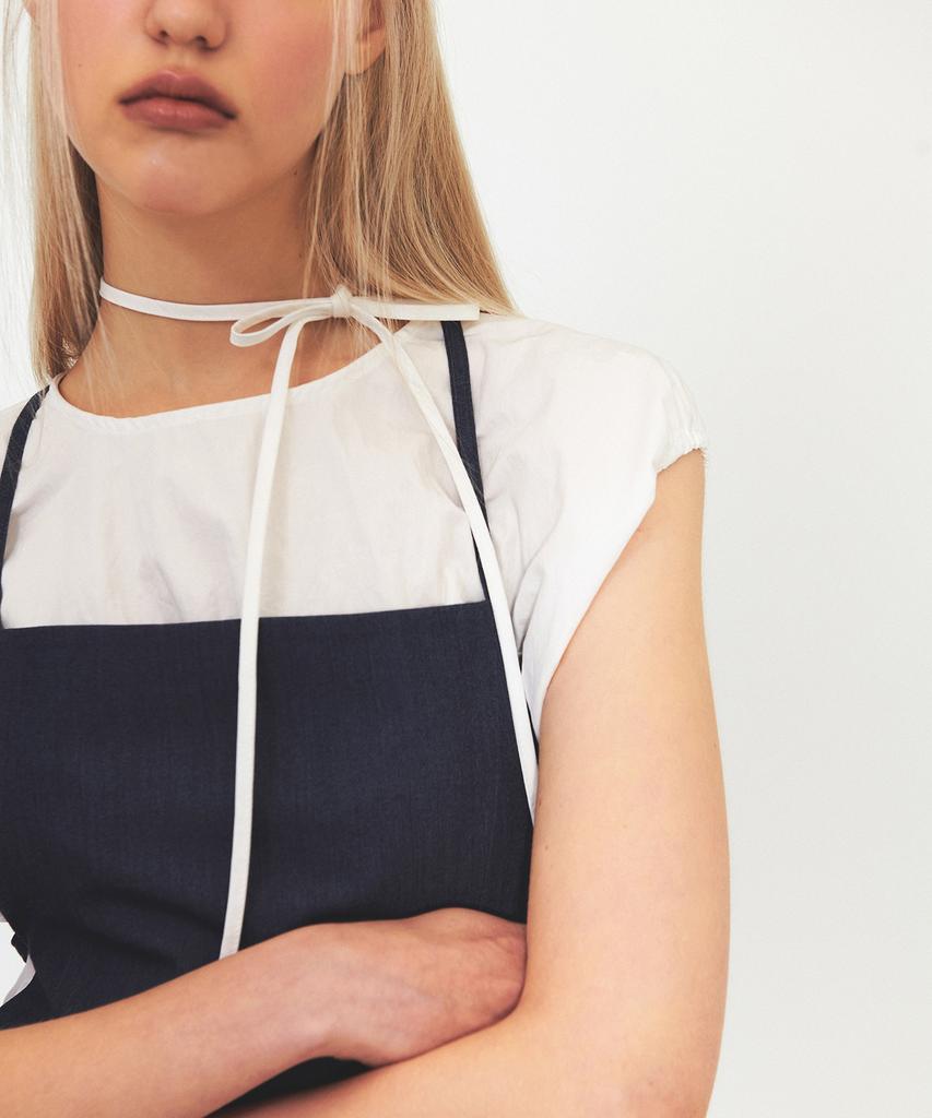 Daiaegeuneol Strap Sleeveless Dress (Blue)