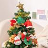 Adorable Plush Christmas Ornaments Collection Featuring Snowman Gingerbread Man Decor