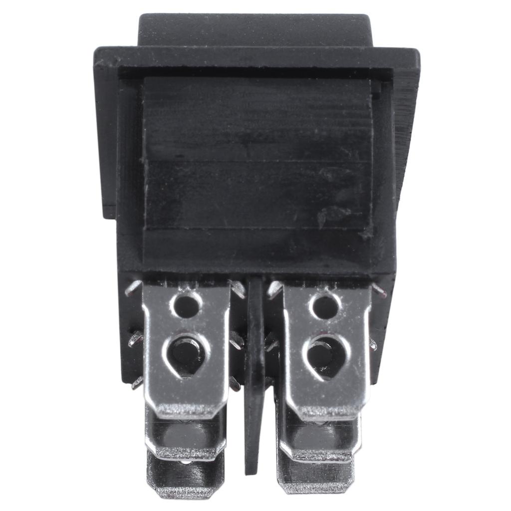 A84X-10 Pcs 6 Pin DPDT Black Button On/Off/On Rocker Switch AC 250V/15A 125V/20A