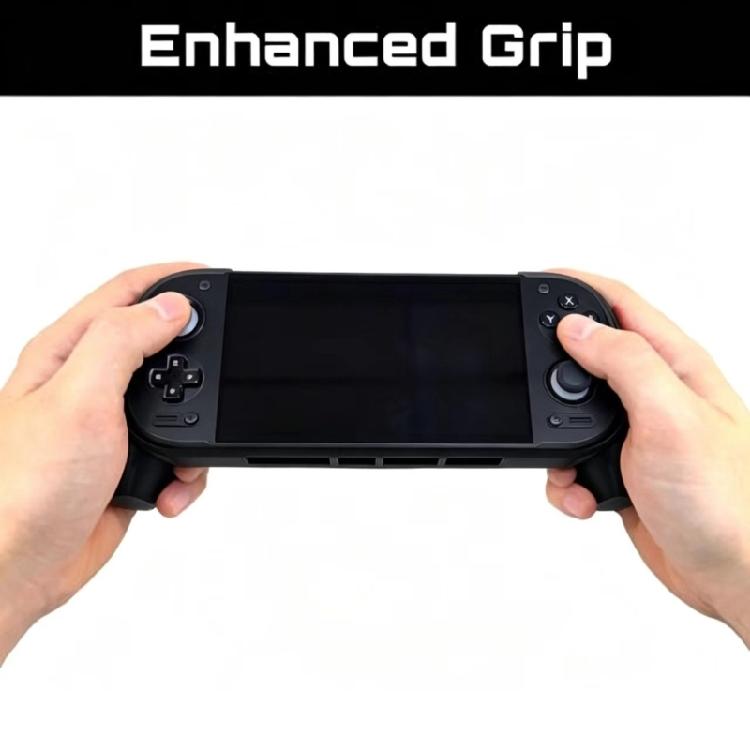 Handheld-Griffschale für Retroid Pocket 6, Griffzubehör mit Fingerkontaktform und unterer Öffnung für den täglichen Gebrauch, Tragbare Gaming-Nutzung