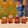 Hoppers Anime Mabel Keychain Cartoon Hoppers Pvc Figure Keychain Backpack Bag Car Keyring Pendant Prop Gift For Kids Adults Children's Birthday Gift