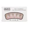 Ins Gentle Pink Gradient Wearable False Nails French Pearl Shell Relief Cross-Border Nail Stickers