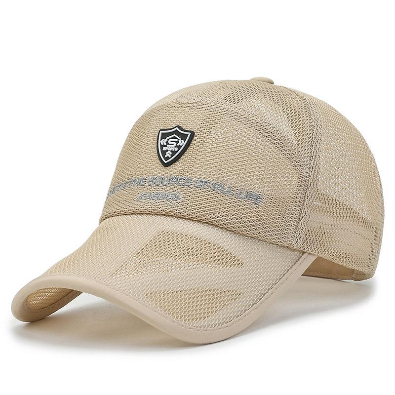 

Mesh cap men s spring and autumn casual hat summer sunscreen baseball cap autumn outdoor fishing breathable thin mesh cap Adjustable хакі