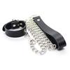 Male Adjustable Cock Ring with Dog Chain Traction Comfortable Durable BDSM Adult Toy for Men