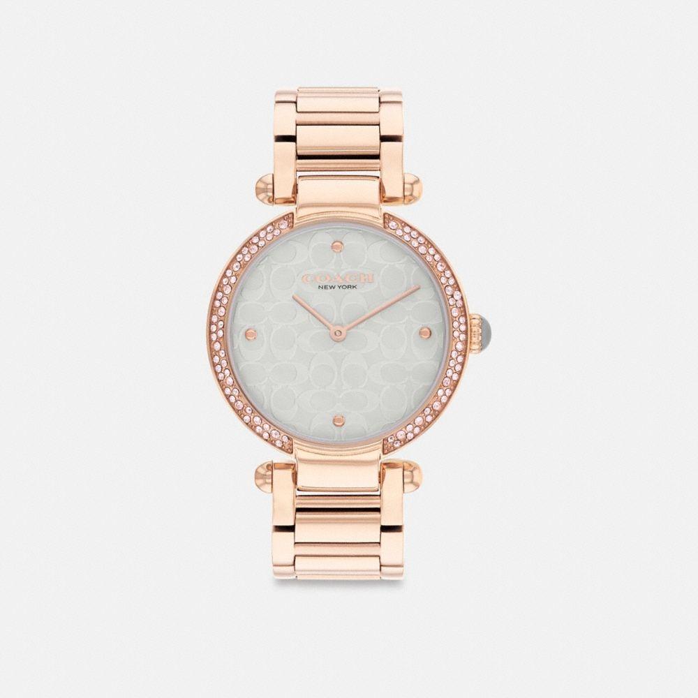 

Часы Coach Kelly 34 мм Co215 Wei розовое золото светло-голубой WMN