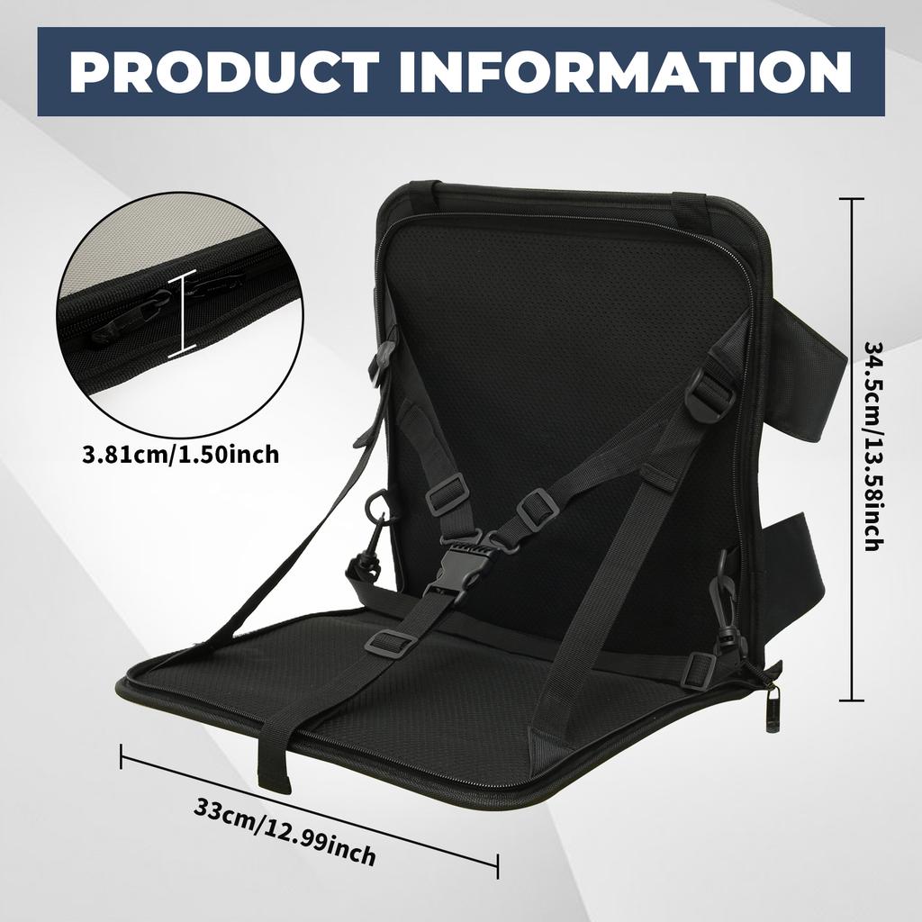 Kids Suitcase Seat Portable Folding Travel Seat Upgraded Safe Kids Luggage Seat with Seat Belt Easy To Use for Toddler Traveling