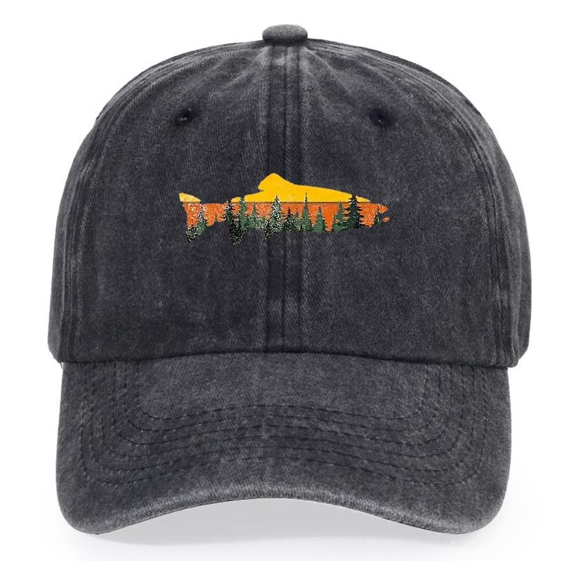 Retro washed outdoor baseball cap - Adjustable, soft, breathable and sweat-proof. Inspired by nature design.