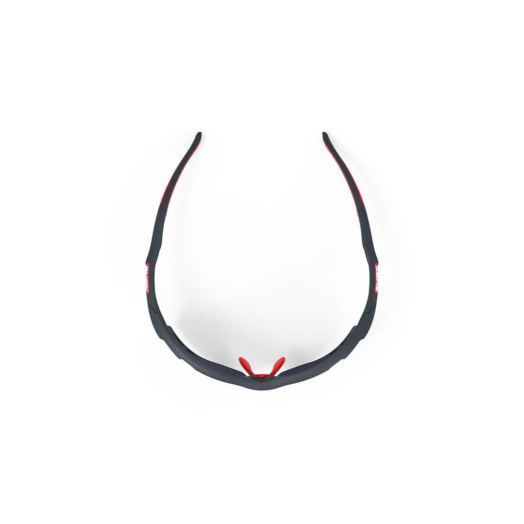Lunettes de soleil de sport Rudy Project PROPULSE pour la route et dotées d'une monture gris anthracite mate et de verres rouge laser pour le cyclisme, le marathon, le jogging, le triathlon,