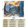Movie Avatar The Way of Water Blankets  Warm Soft Plush Throw Blanket For Living Room Travel Office Flannel Bedspread Bed Cover