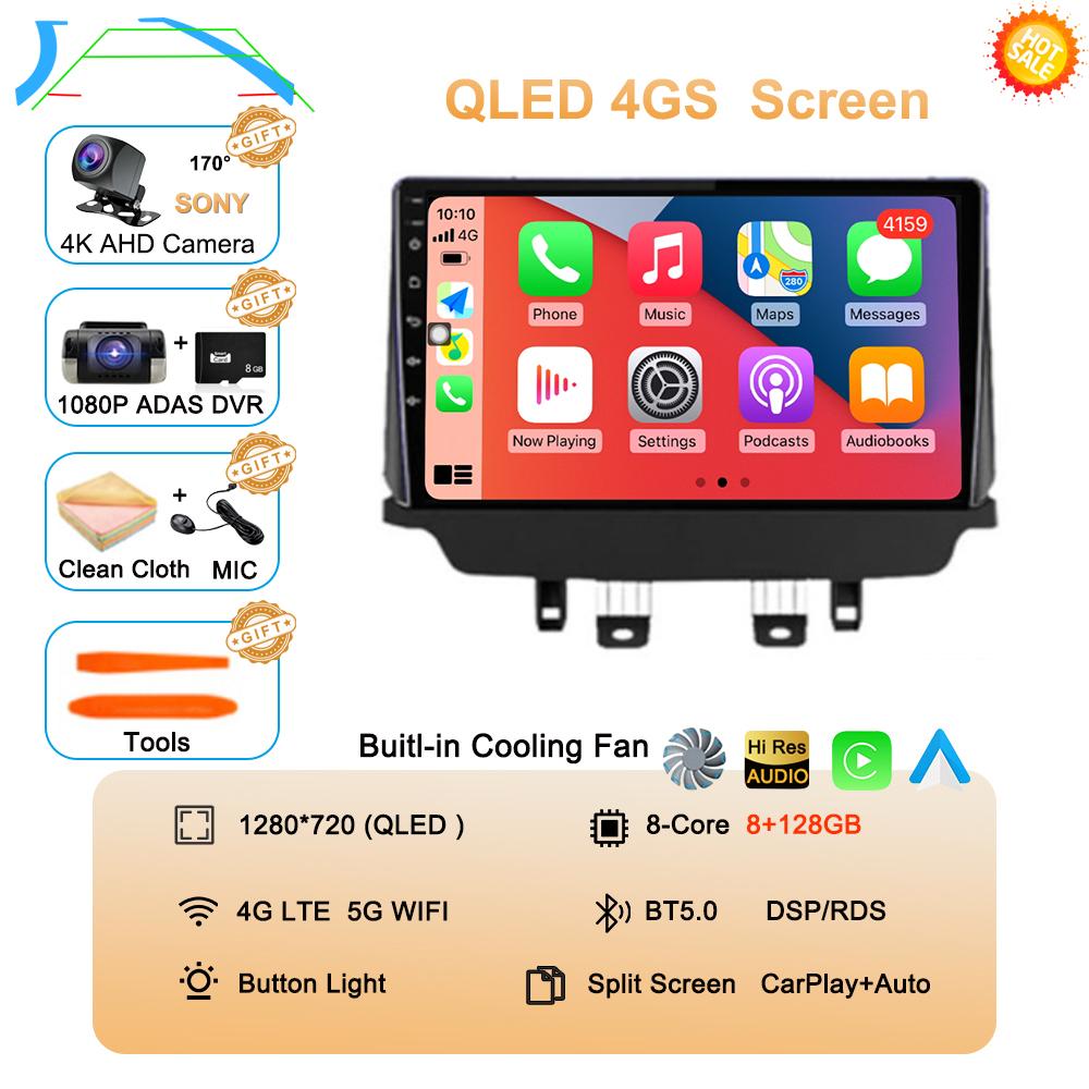Car Radio Android 14 For Mazda CX-3 CX3 Mazda 2 DK 2014 - 2021 Multimedia Video Player QLED GPS Navigation Wireless Carplay Auto