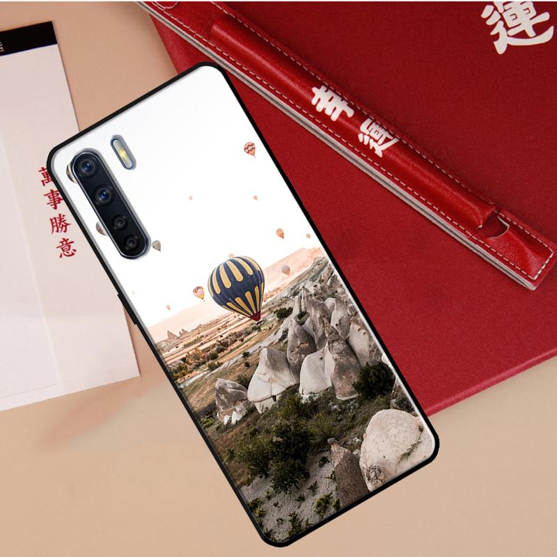 Hot Air Balloon Travel Mountain Case For Oppo A78 A38 A80 A60 A40 A18 A98 A58 A96 A76 A16 A94 A74 A54 A15 A17 A57 A77 A5 Pro