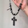 With Secret Compartment Cross Pendant Necklace Openable Charm Jewelry Chain Pendant Necklace