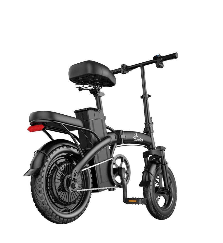 Lookrun T11 City Convenient Folding Electric Bicycle 350W Motor 36V7.8Ah Battery Outdoor Riding Mobility Bike For Unisex