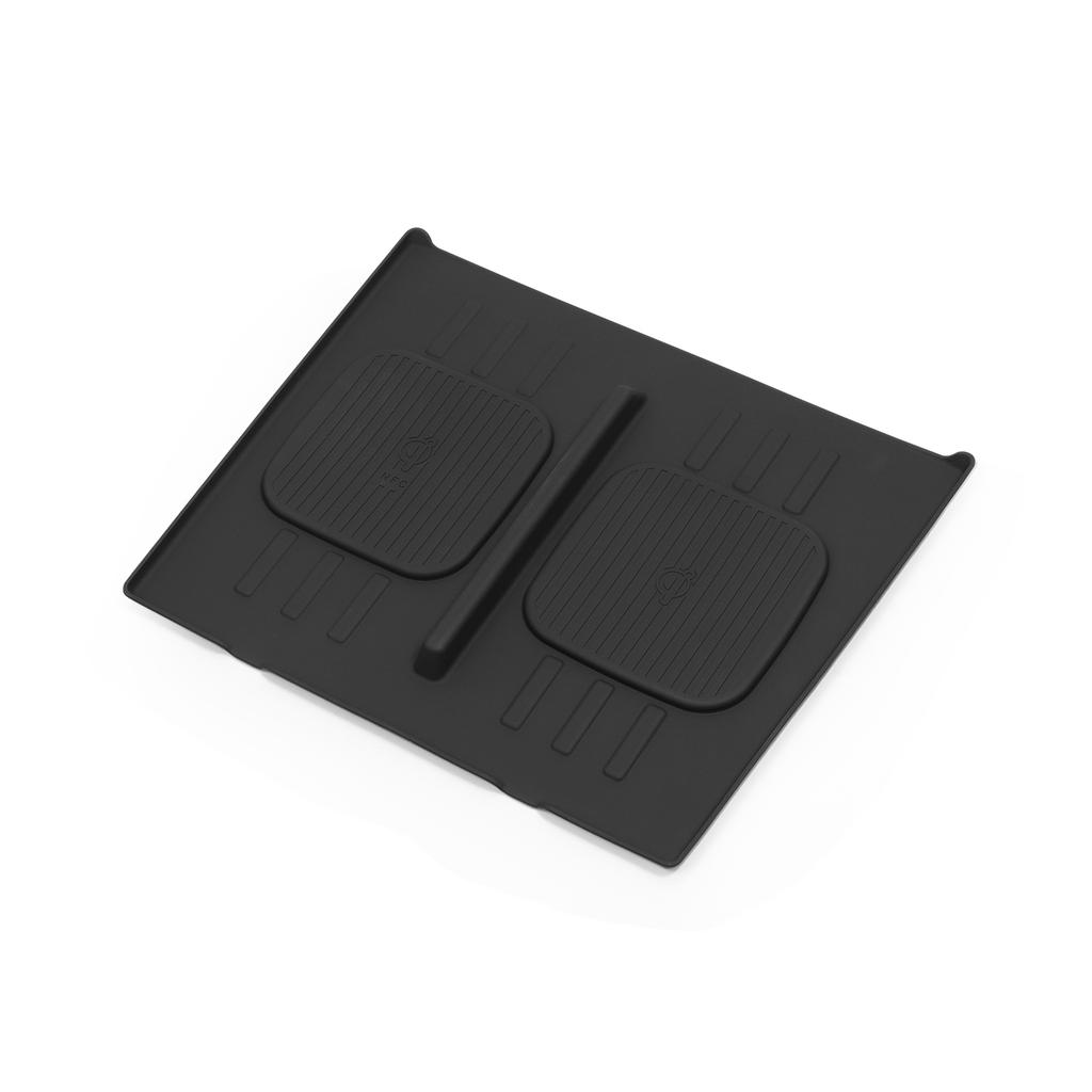 for Hyundai Santa Fe 2025-2025 Center Console Wireless Charger Mat Anti-Slip Silicone Pad Car Interior Accessories