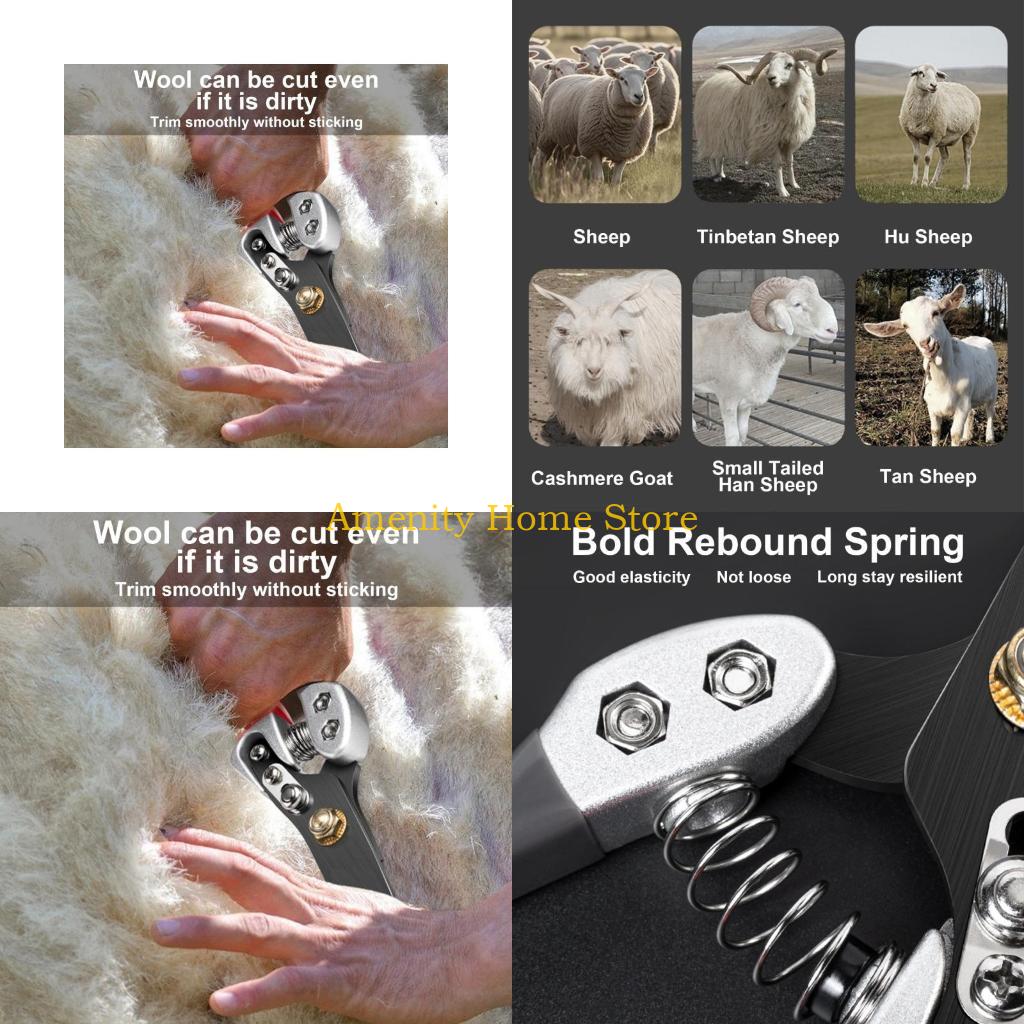 

F26C Hand Shears for Sheep Multifunctional Sheep Shear Wool Shear Trimming Scissor with Spring Suitable For Garden China Mainland