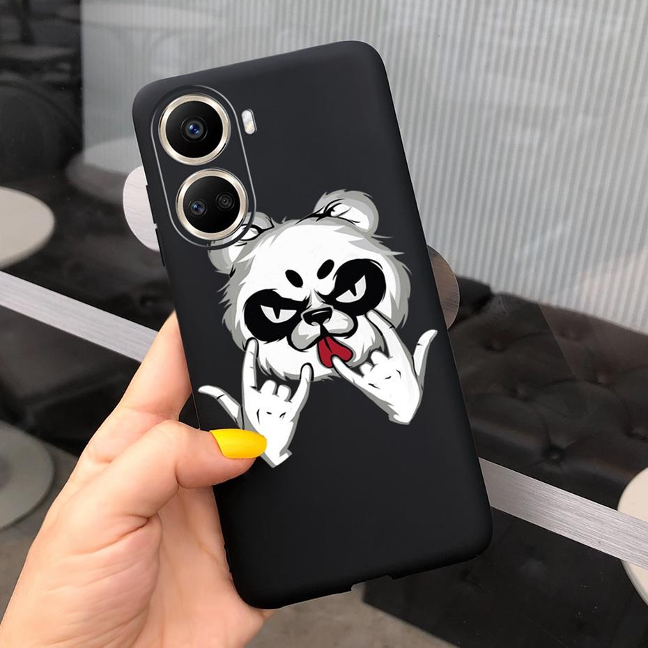 Cute Silicone Case For Huawei Nova 10 SE 2022 Fashion Girl Flower Phone Case For Huawei Nova 10 Pro Nova10 10Pro Soft Back Cover