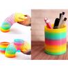 Color Rainbow Circle Funny Magic Toys Early Development Educational Folding Plastic Spring Coil Children'S Creative Magical Toys