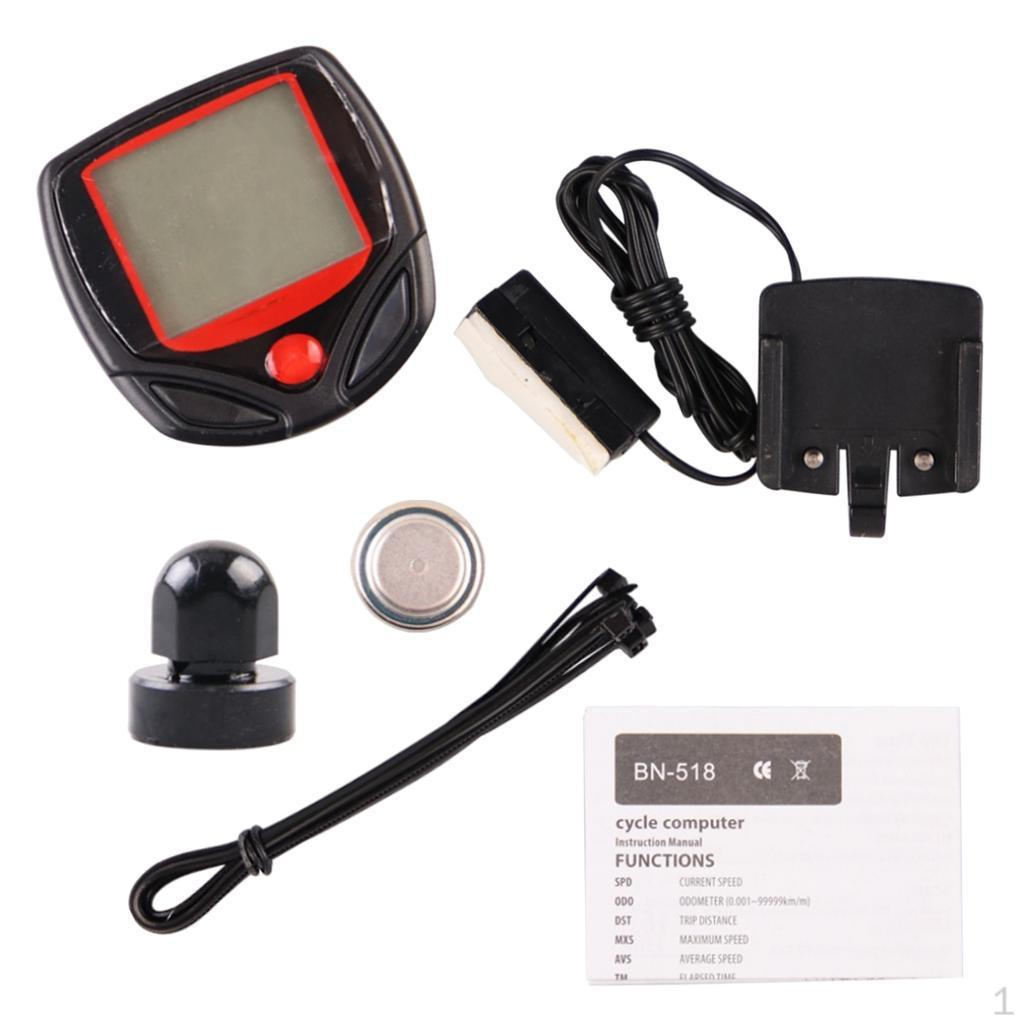 

ЖК-цифровой компьютер, велосипедная подсветка, спидометр, одометр