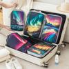 New Printed Compression Storage Bag5Portable Travel Clothes and Shoes Storage Bag Waterproof Luggage Organizer
