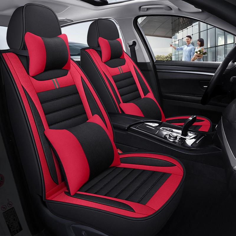 Volkswagen Santana Full Coverage Universal Leather Seat Covers - Four Seasons, 2019 Model.