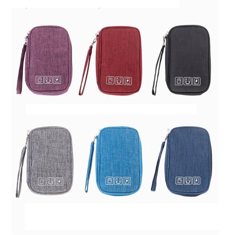 Cable Data Storage Bag Fashion Casual Simple Classic Exquisite Practical Style