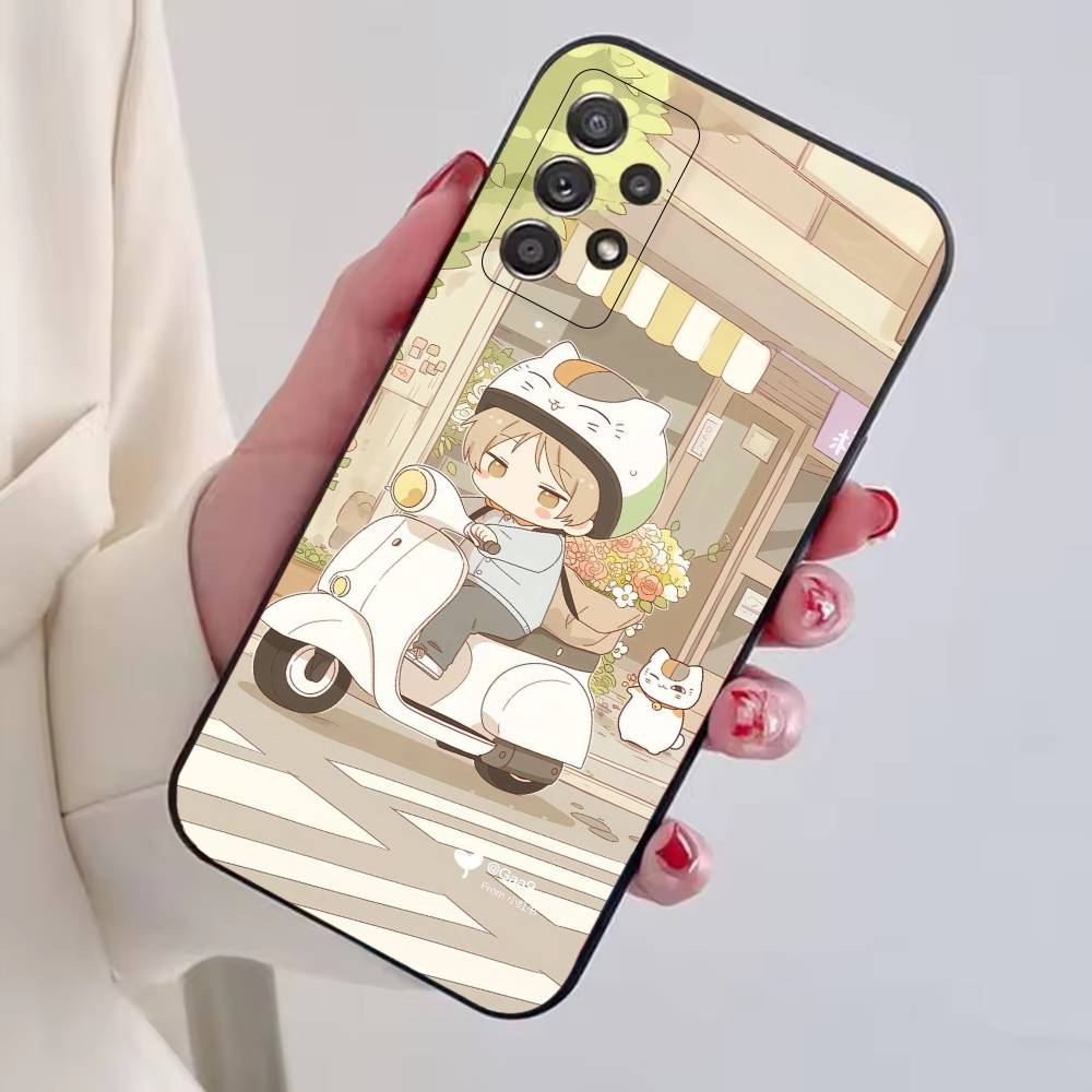 Natsume Book Anime Natsume Phone Case For Samsung S25,S24,S21,S22,S23,S30,Ultra,S20,Plus,Fe,Lite,Note,10,Black Cover