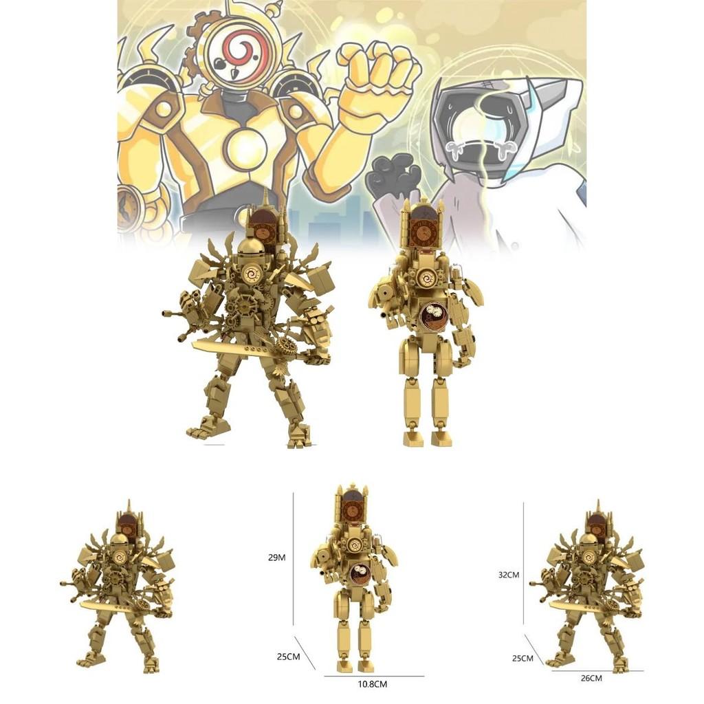 Skibidi Toilet Block Set With Abs Plastic Construction For Creative Building Enthusiasts